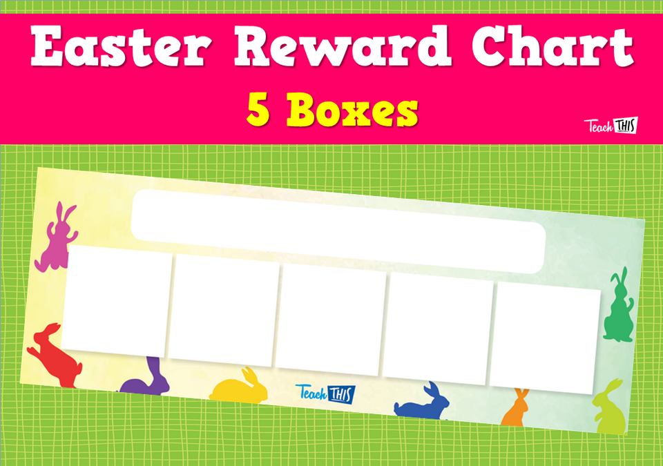 Easter Reward Chart - 5 Boxes