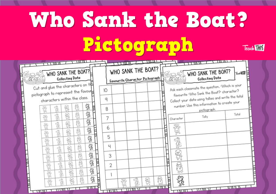 Who Sank the Boat? - Pictograph