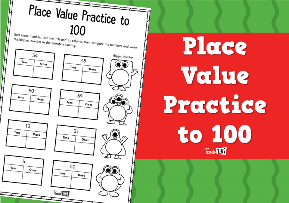 Place Value Practice to 100