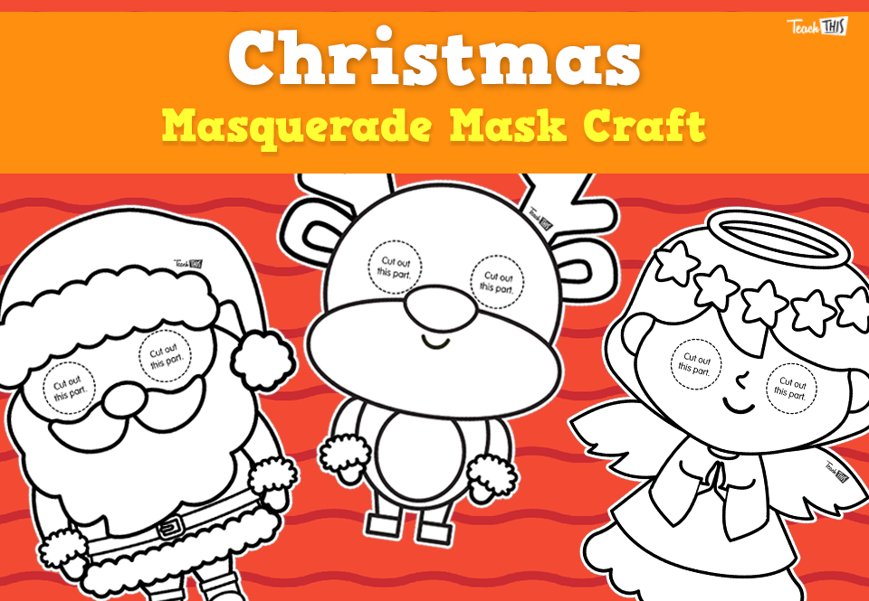 Christmas Masquerade Mask - Craft