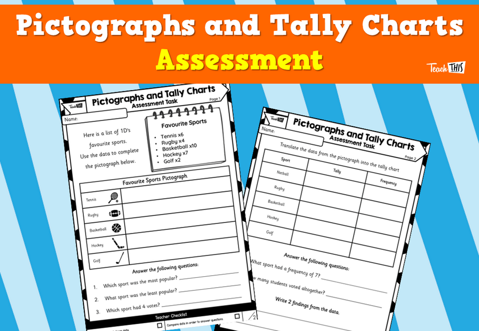 Pictographs and Tally Charts Assessment