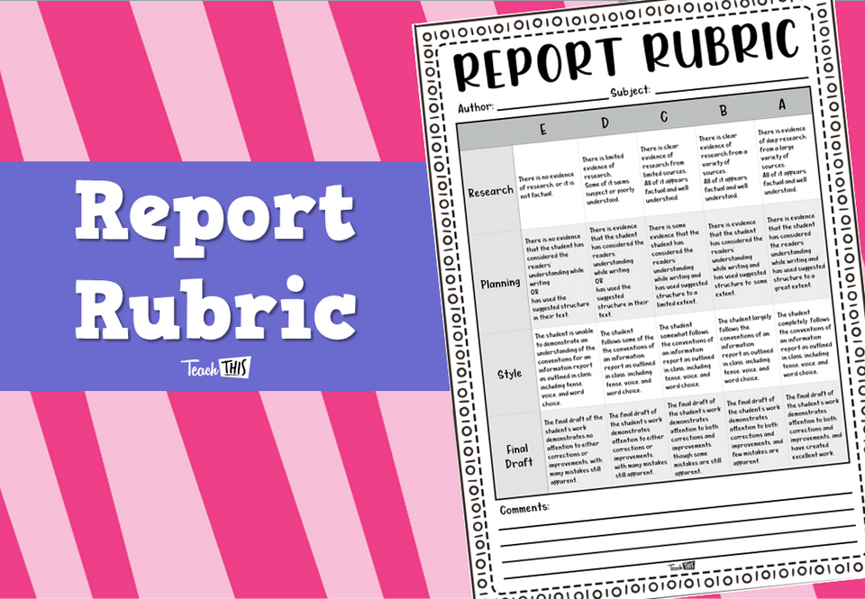 Report Rubric