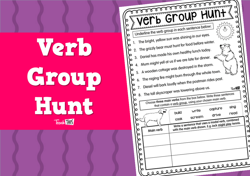Verb Group Hunt