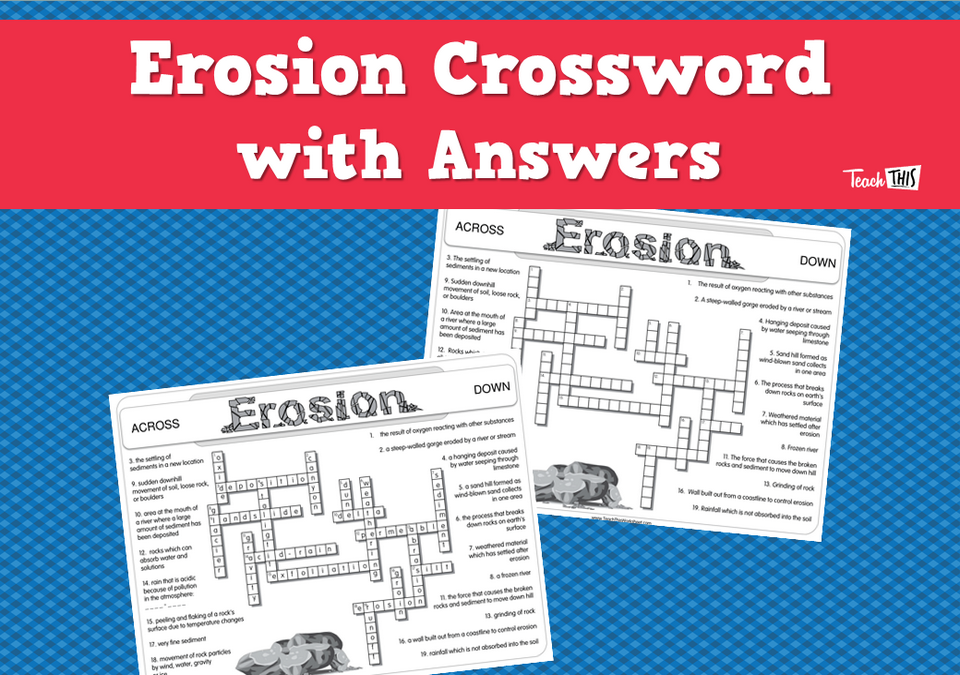 Erosion Crossword with Answers