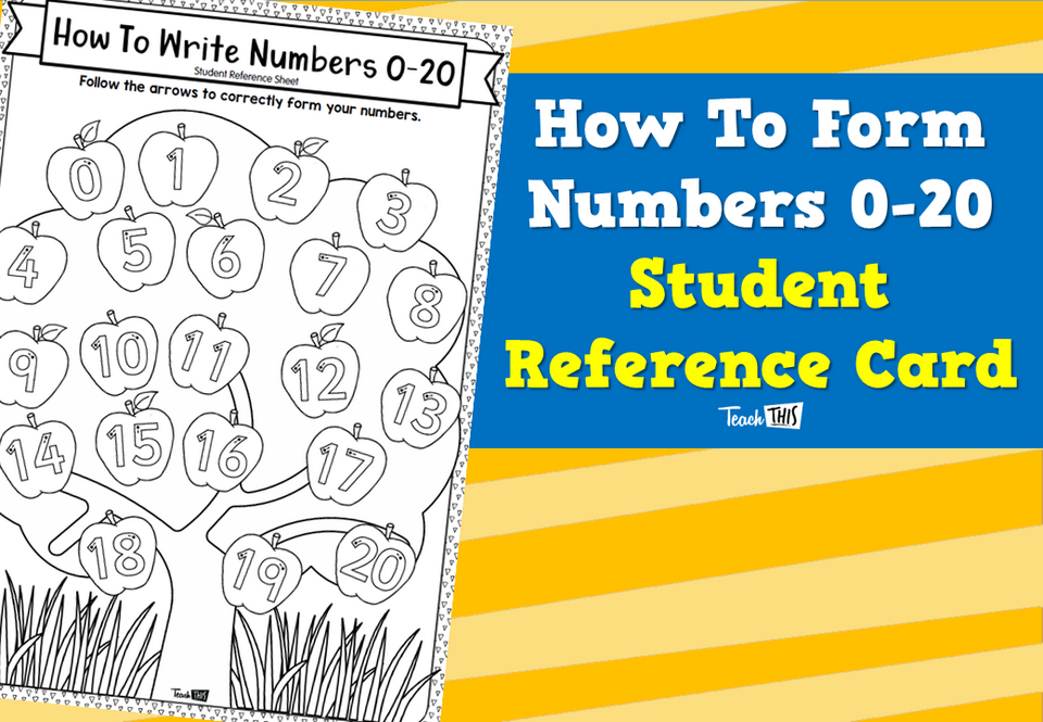 How To Form Numbers 0-20