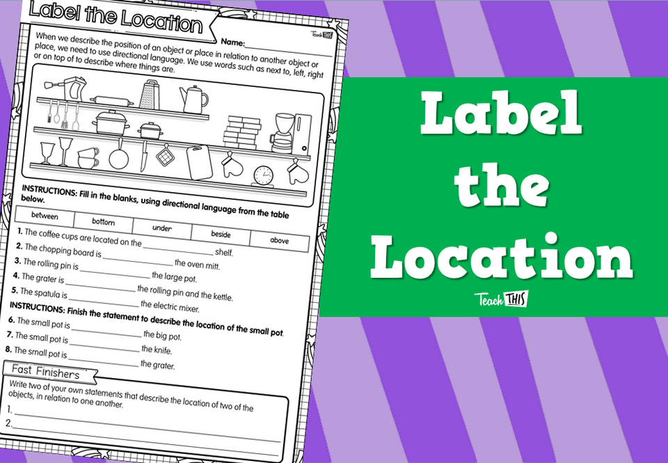 Label the Location