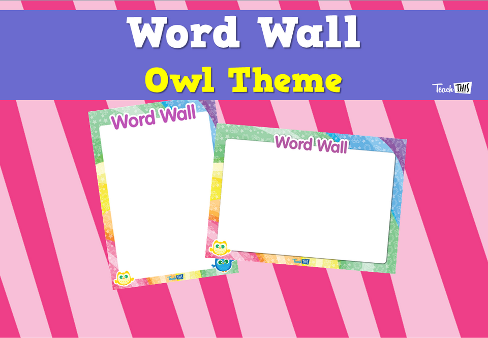 Word Wall - Owl Theme