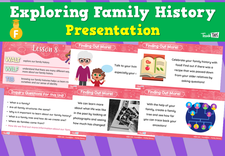 Exploring Family History - Presentation