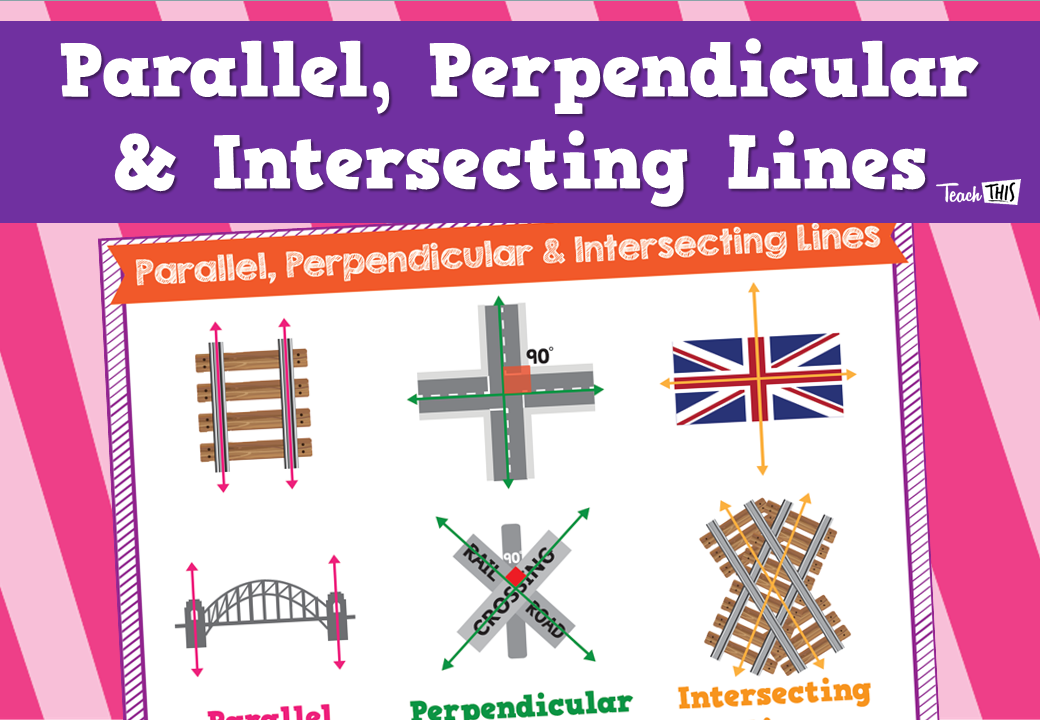 Parallel, Perpendicular & Intersecting Lines