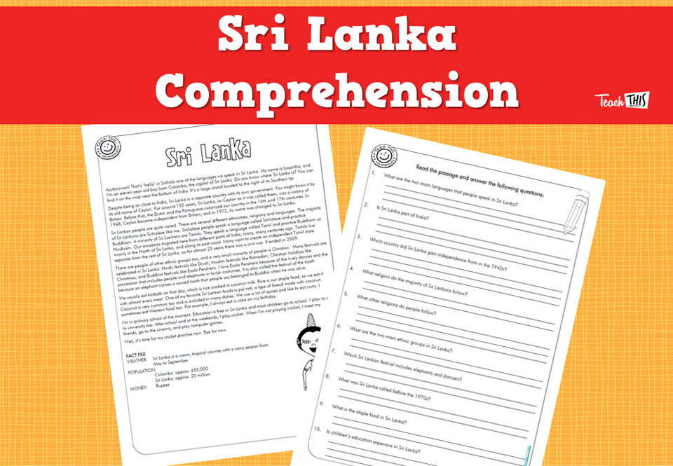 Sri Lanka Comprehension