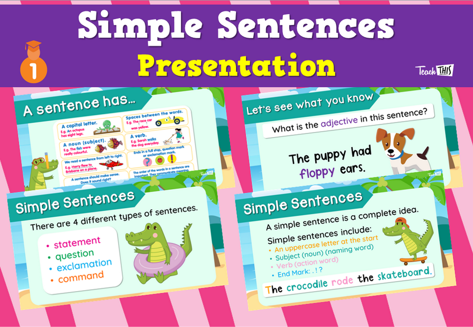 Simple Sentences - Presentation