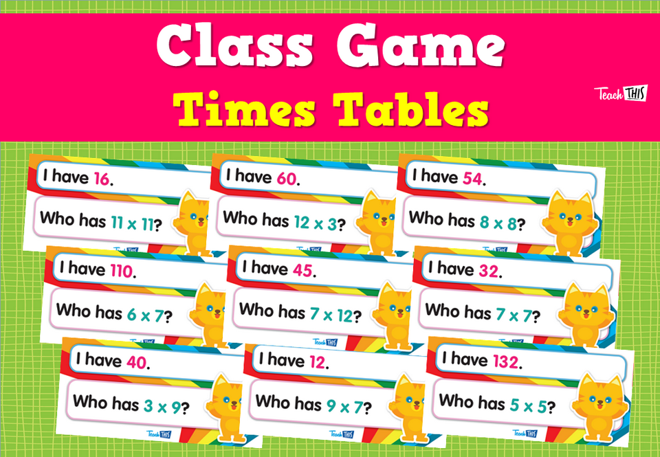 Class Game - Times Tables
