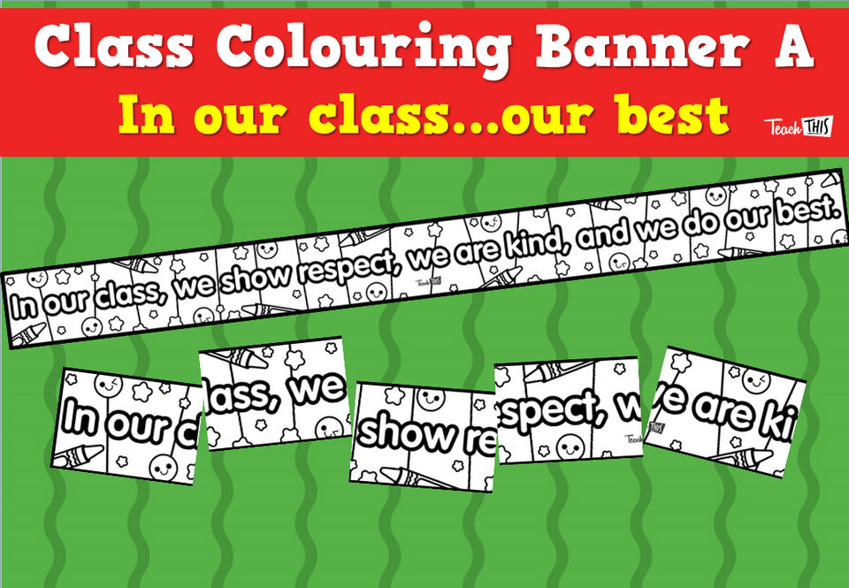 Collaborative Colouring - Class Behaviour Expectations
