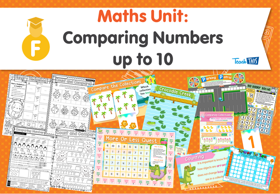 Maths Unit: Comparing Numbers up to 10