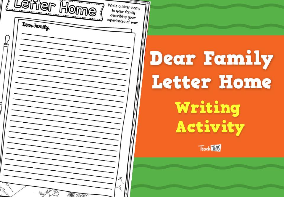Dear Family Letter Home