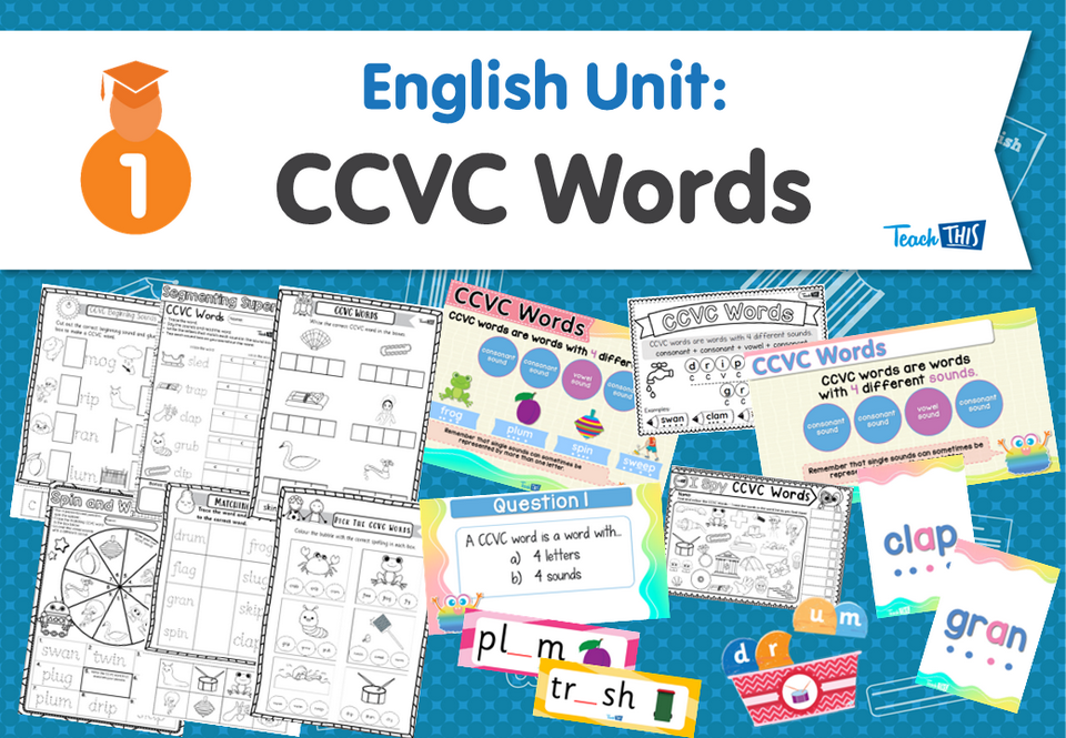 English Unit: CCVC Words