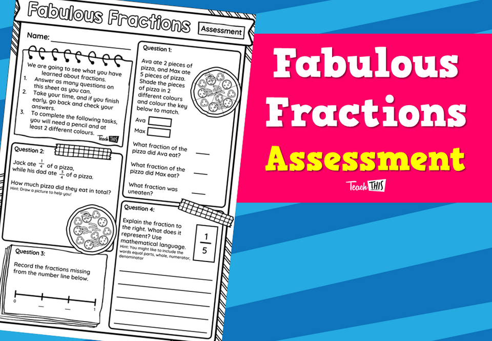Fabulous Fractions Assessment