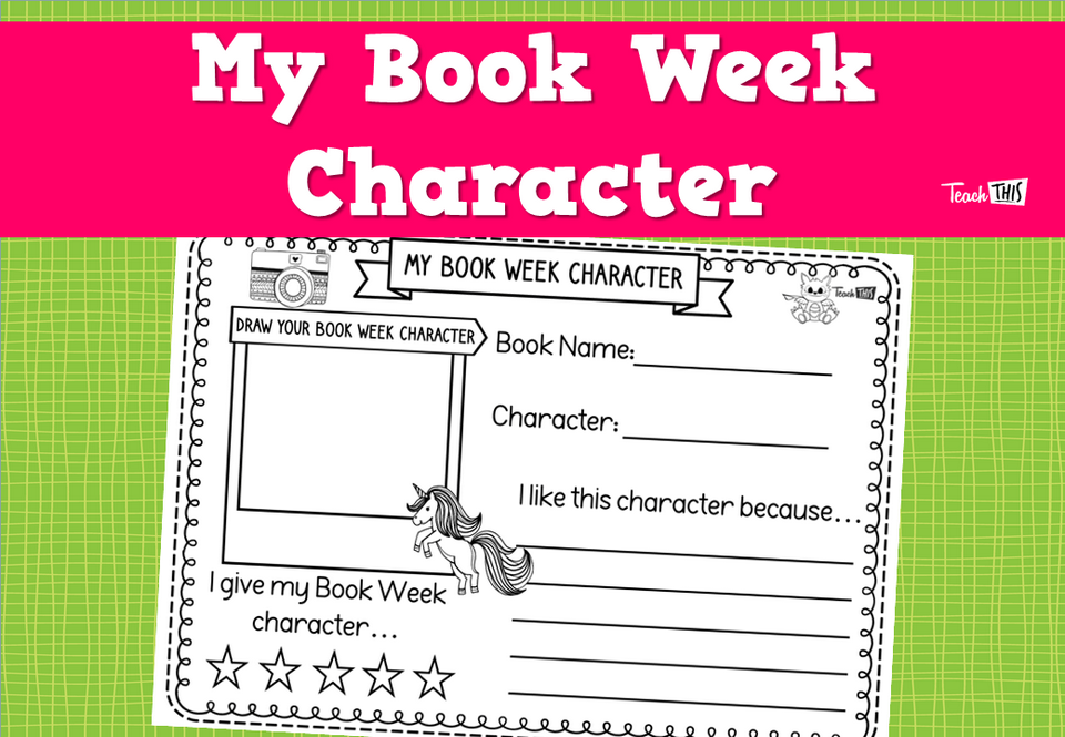 My Book Week Character