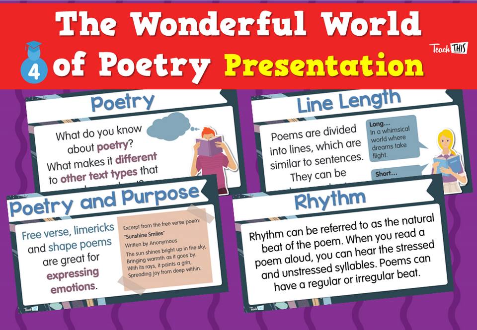 The Wonderful World of Poetry - Presentation