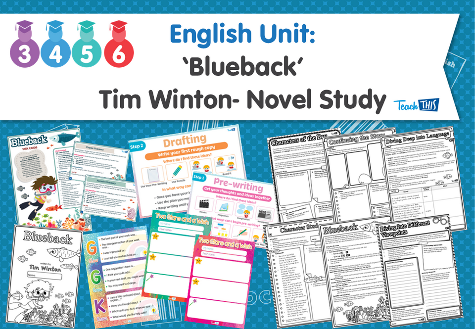 English Unit: ‘Blueback’ Tim Winton- Novel Study
