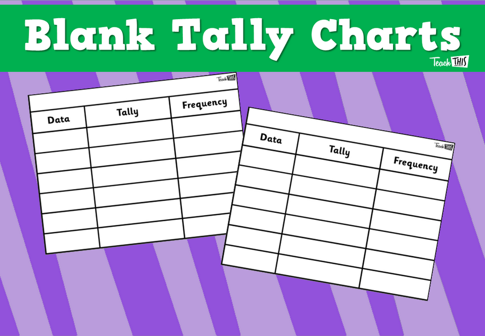 Blank Tally Charts
