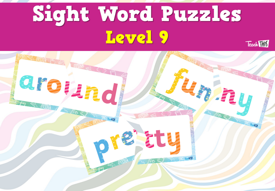 Sight Word Puzzles – Level 9