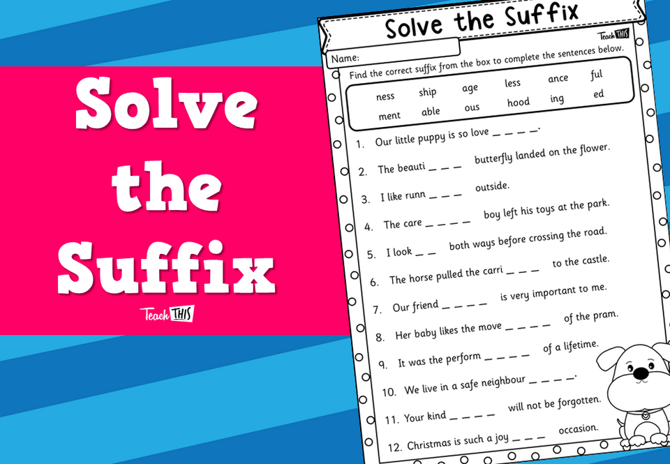 Solve the Suffix