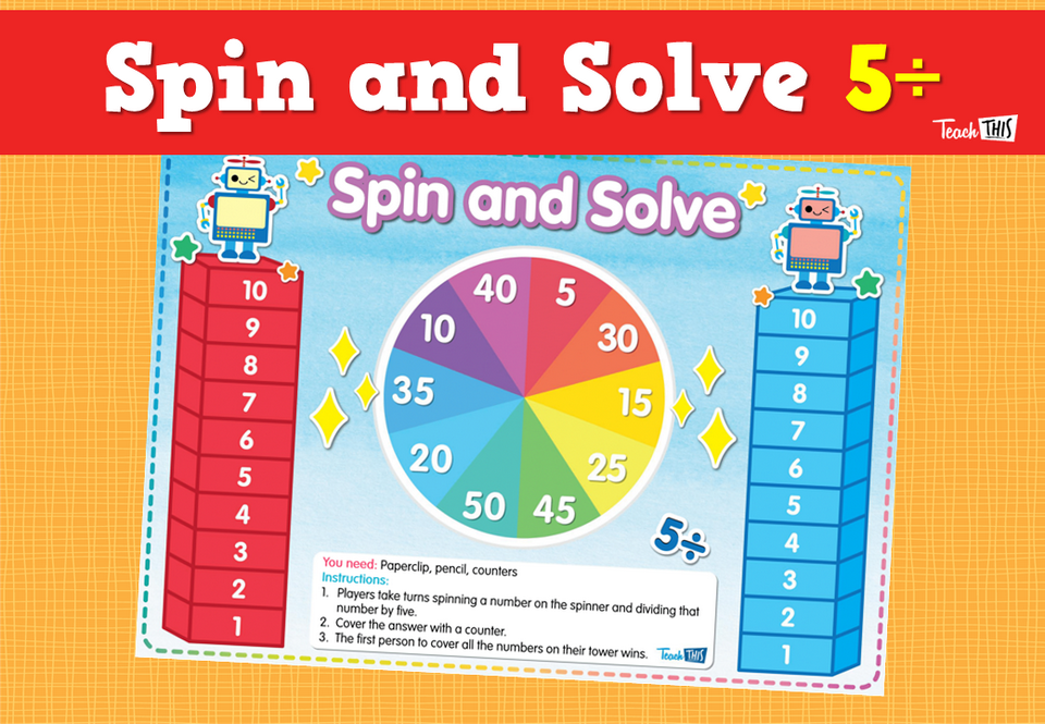 Spin and Solve- 5÷