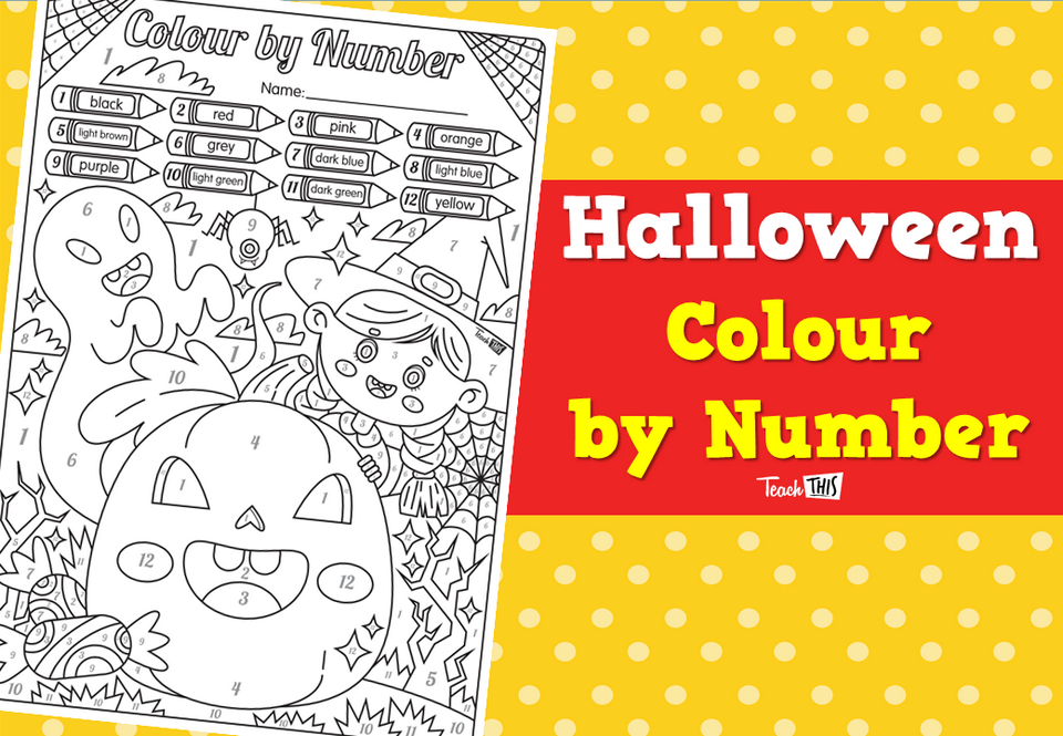 Halloween - Colour by Number