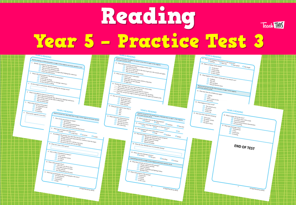 Year 5 - P3 Reading