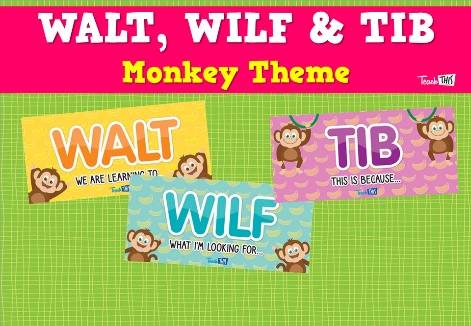 WALT, WILF, TIB  - Monkey Theme