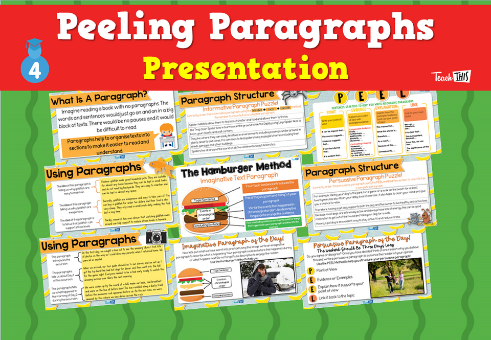 Peeling Paragraphs - Presentation