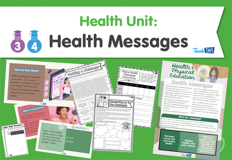 Health Unit: Health Messages