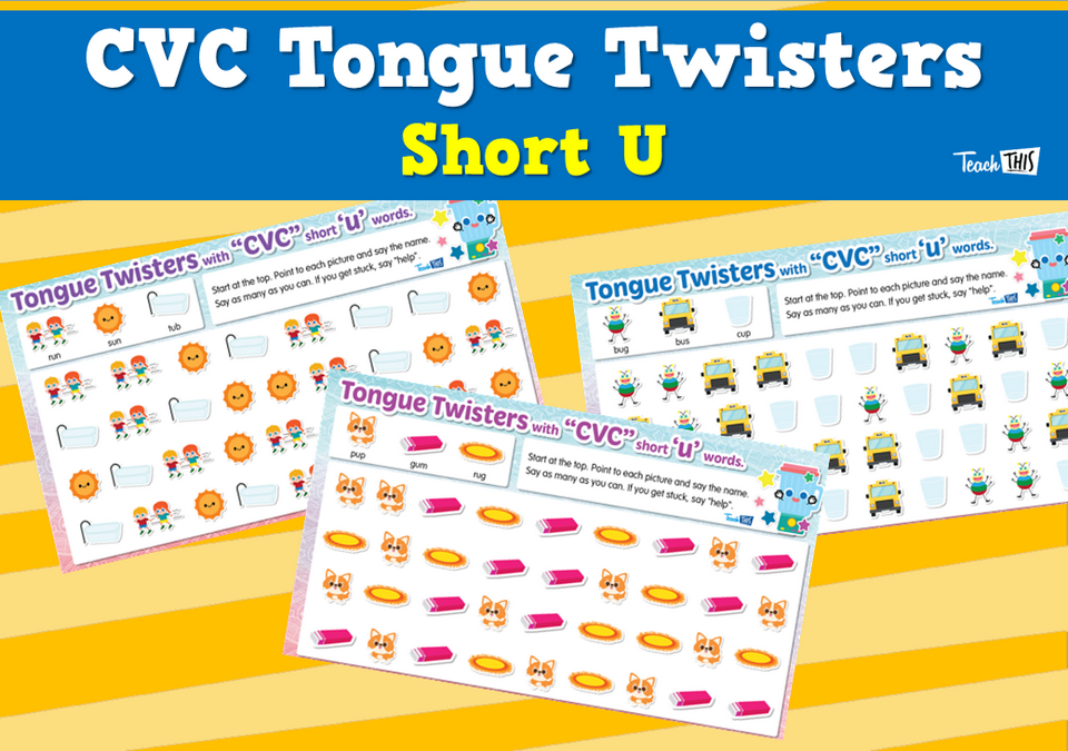CVC Tongue Twisters - Short U