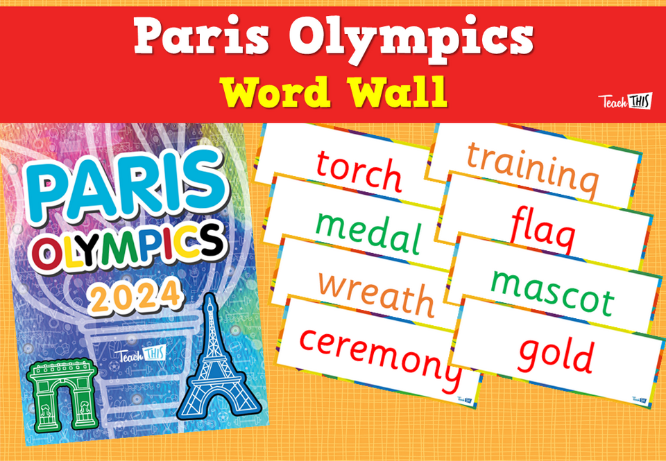 Paris Olympics Word Wall