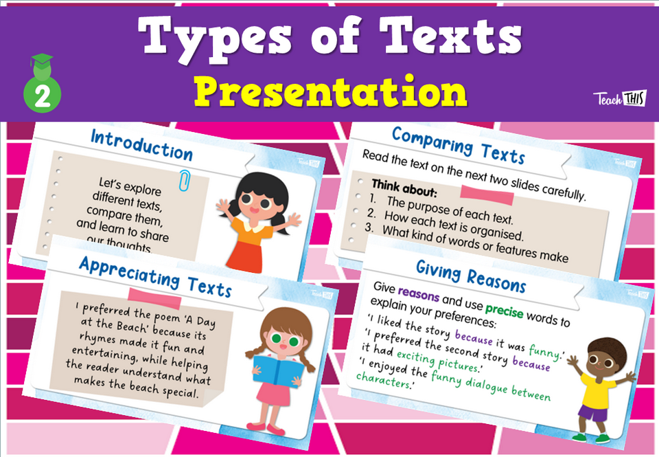 Types of Texts -Presentation