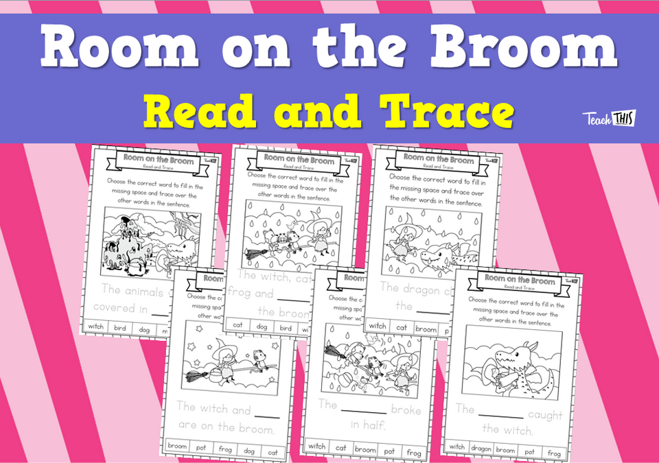 Room on the Broom - Read and Trace
