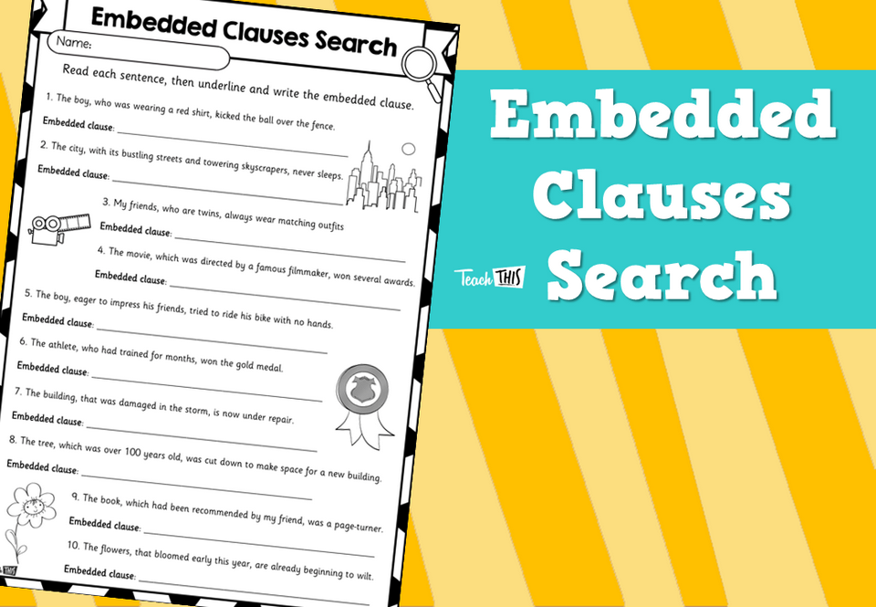 Embedded Clauses Search