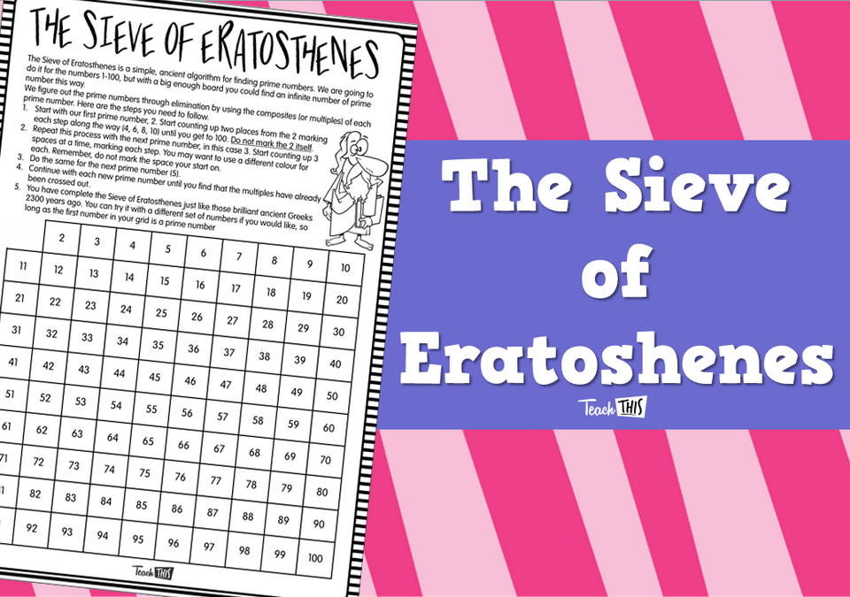 The Sieve of Eratosthenes