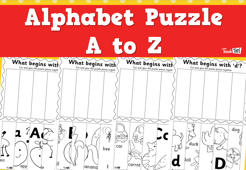 Alphabet Puzzle A to Z