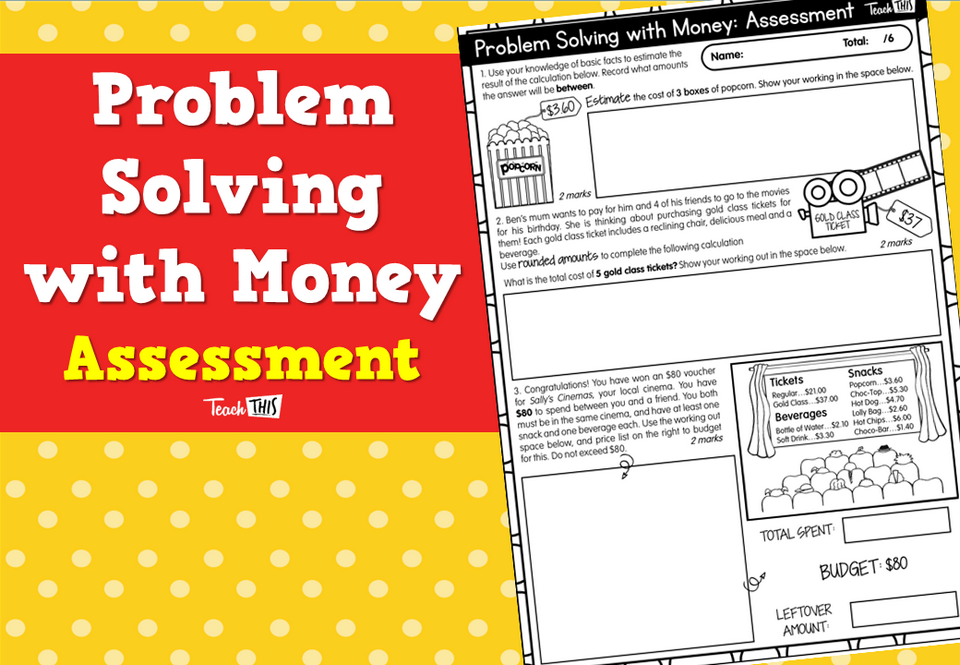 Problem Solving with Money Assessment