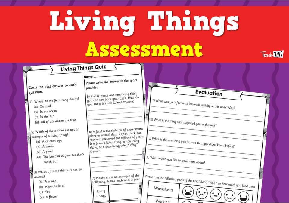 Living Things - Assessment