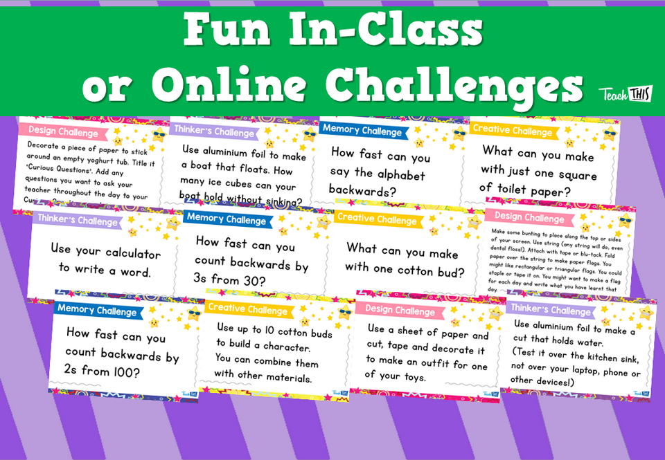 Fun In-Class or Online Challenges