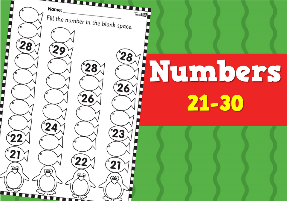 Numbers 21-30