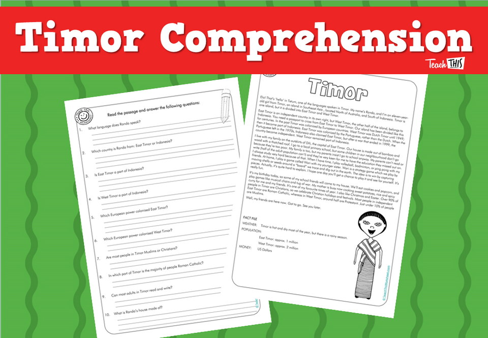 Timor Comprehension