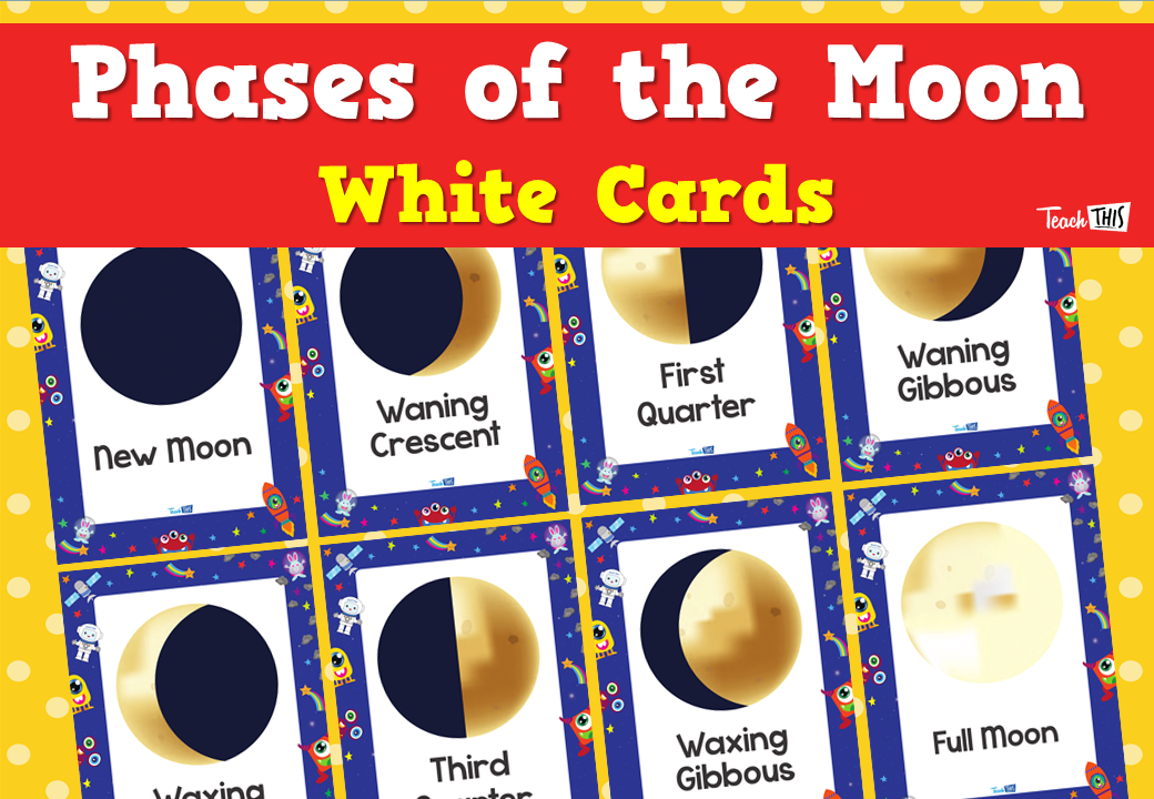 Phases of the Moon - White Cards