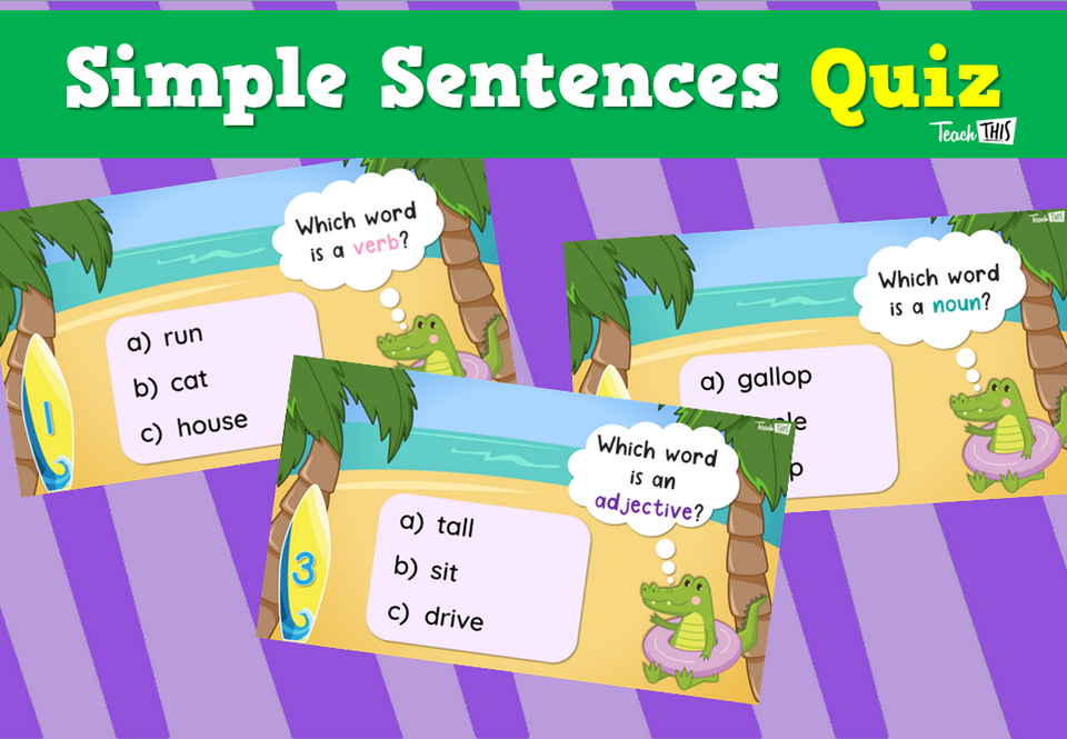 Simple Sentences Quiz