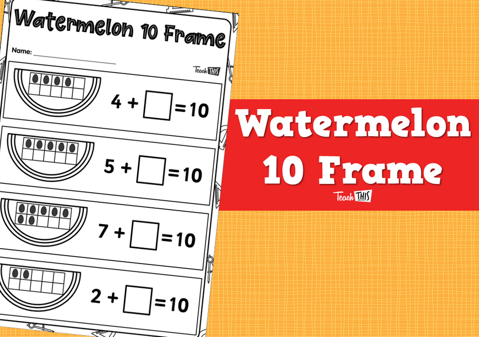 Watermelon 10 Frame