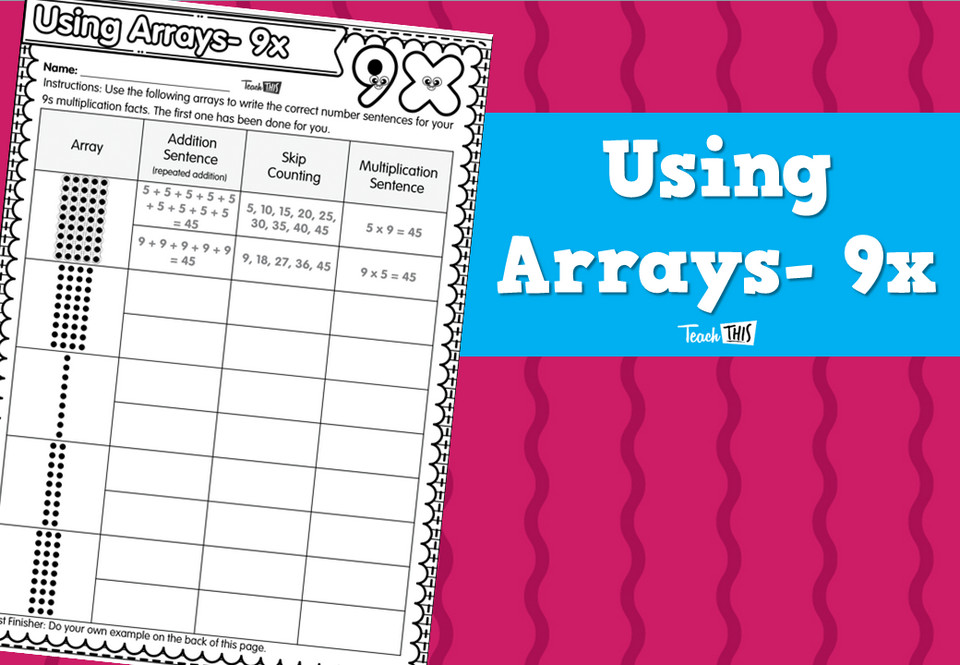 Using Arrays- 9x