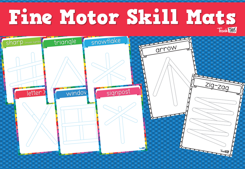 Fine Motor Skill Mats